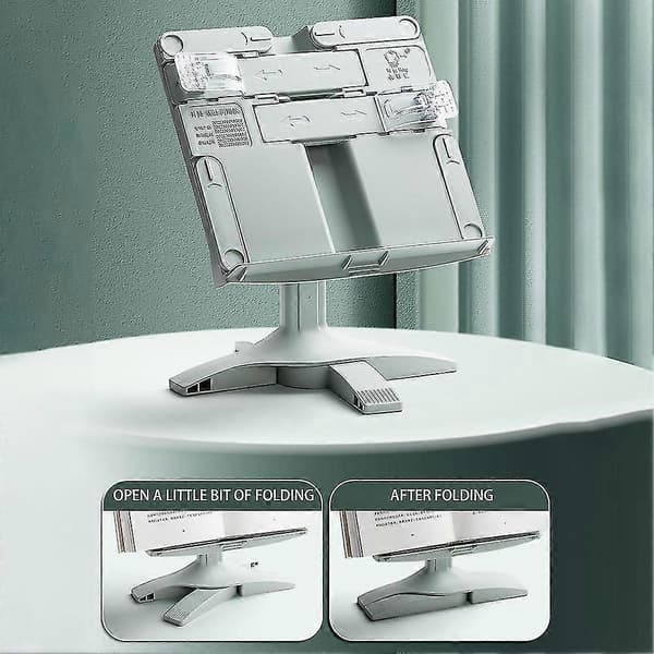 Adjustable Lifting Reading Stand Lightweight Ergonomic Desk Reading Shelf for Students Portable Convenient Sturdy Versatile Space-saving