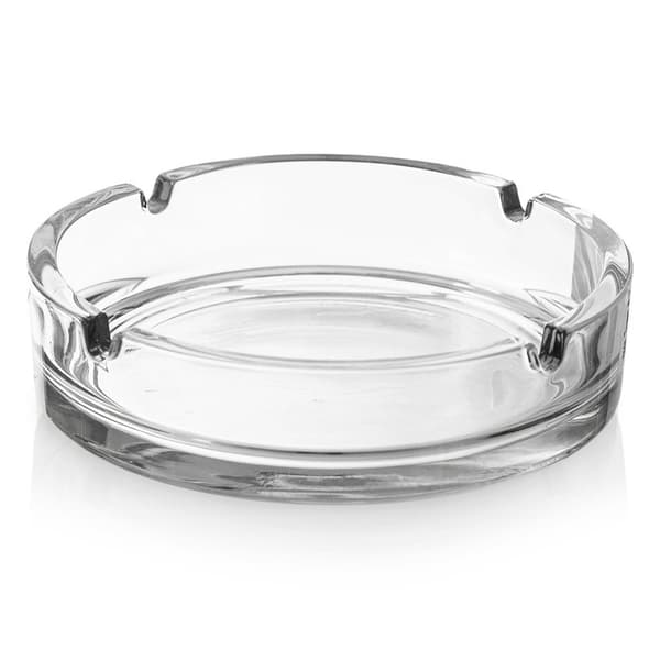 Glass Ashtray, Round, 10 cm