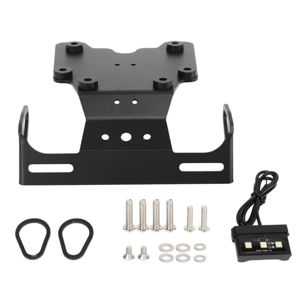 Motorcykel nummerpladeholder med LED-lys Erstatning for TENERE700 2019+