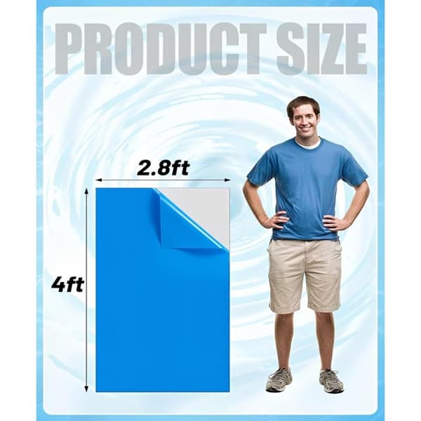 Selvklæbende PVC Pool-reparationslap 1,20 m x 85 cm