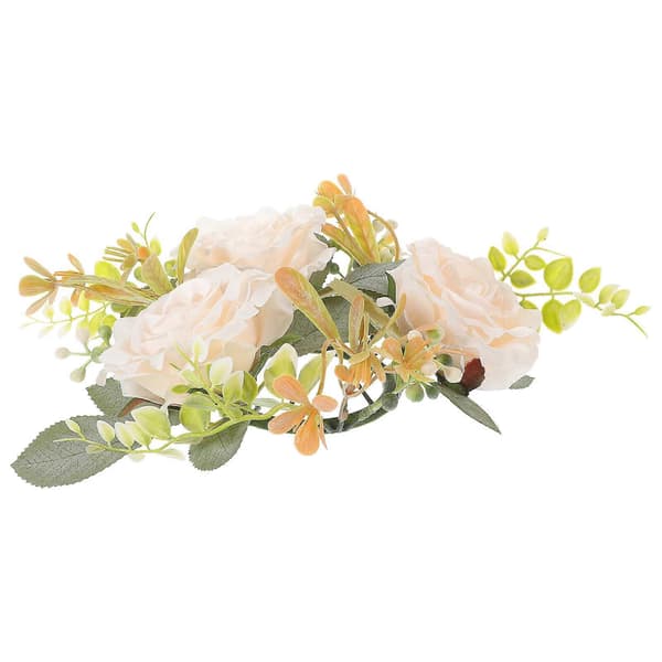 Lysring Krans Fyrfadslys Lysring Valentinsdag Bryllup Borddekoration
