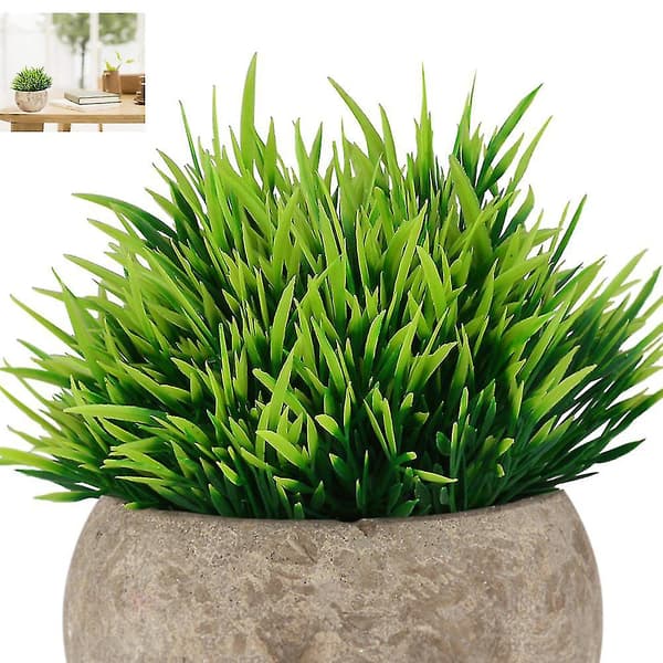 Kunstig plante for baderom/hjemmedekorasjon, liten kunstig