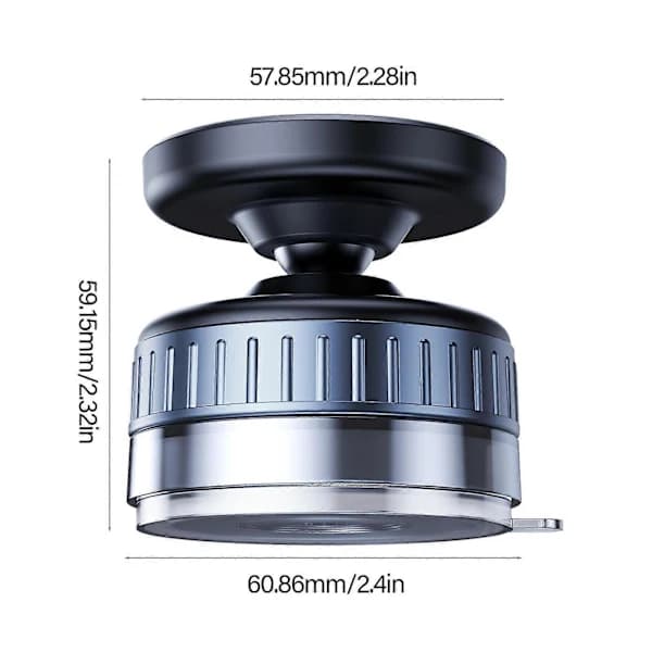 Electric Vacuum Magnetic Suction Phone Holder with Strong Suction Cup for Navigation Driver Passenger Easy Installation White