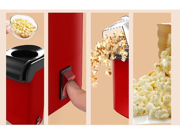 Popcorn Machine 1200 W - Hot Air Without Oil 724