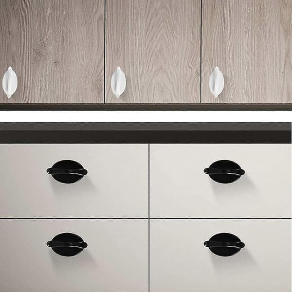 Self-adhesive window handle, self-adhesive handle, self-adhesive handle for sliding doors for window cabinet drawers (White+Black)