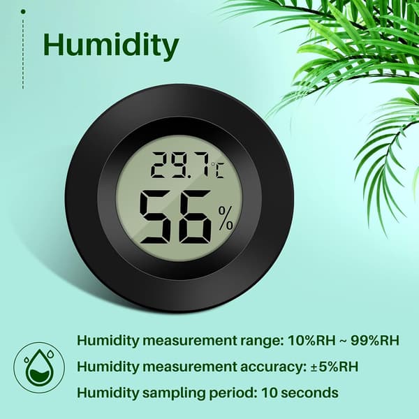 3-pak hygrometer termometer display