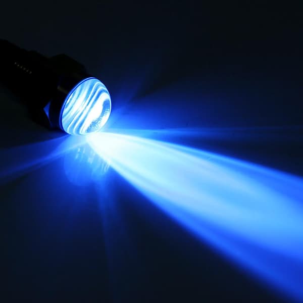 Marinebåd 12v Messing Glas Blå Led Undervandslys Drænprop 1/2\" Npt Bådtilbehør