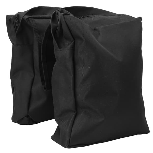 Polyester Black Motorcycle ATV Hanging Bag Beach Buggy Snowmobile Front Saddle Storage Pocket