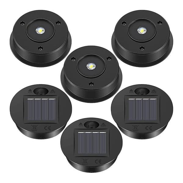 6 stk. solcellelamper 7 Lumen Solcellelampe Deler Kompatible Utendørs Hengende