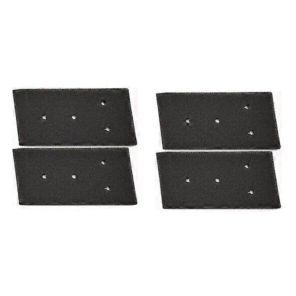 INF Torktumlare Filter 4-pack - Whirlpool 481010716911 - Svart - Effektiv luddavlägsning, enkel installation