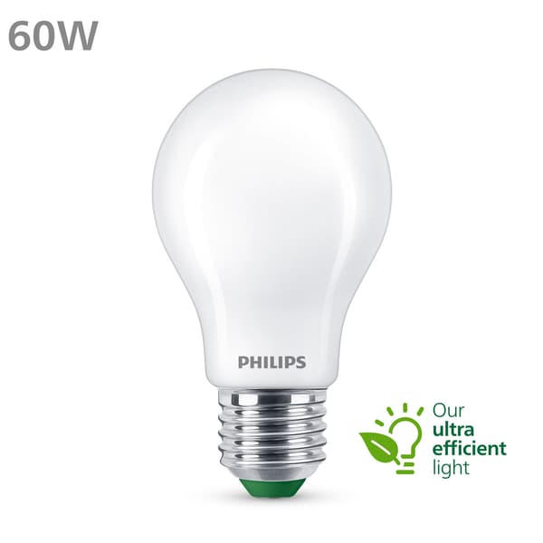 LED E27 Normal 4W (60W) Frostet 840lm 2700K Energiklasse A