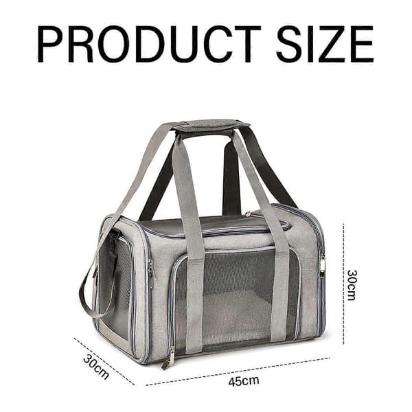 Pet Adventure Gear, Stable Solid Base Airline Approved Portable Travel Crate, Scratch-Resistant Material Lightweight Durable For Unforgettable