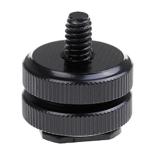 1/4\" blitssko-feste telefonholder dobbel mutter cold shoe-adapterfeste for DSLR-kamera
