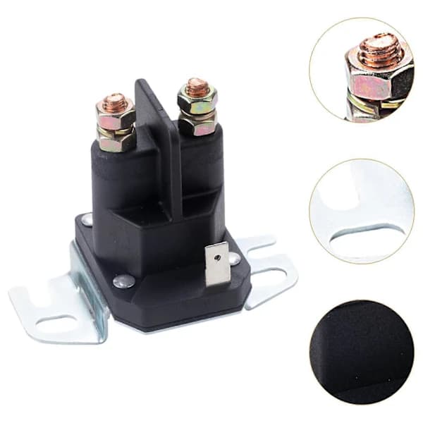 Starter Relay Lawn Mower Black Robust 12V for 691656 812-1201-211-06 Black as described