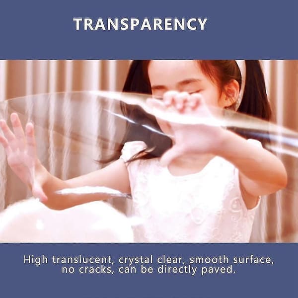 Waterproof PVC Transparent Tablecloth Transparent Desk Pad Protective Mat