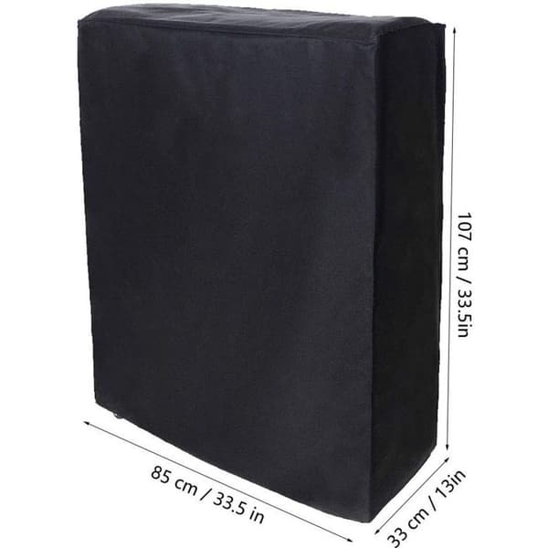 Sängyn suojapeite Musta 85 x 33 x 107 cm