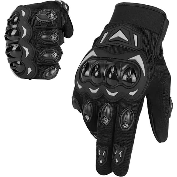 XL-Motorcykelhandsker Touchscreen Fuld Finger Godkendte Motorcykelhandsker