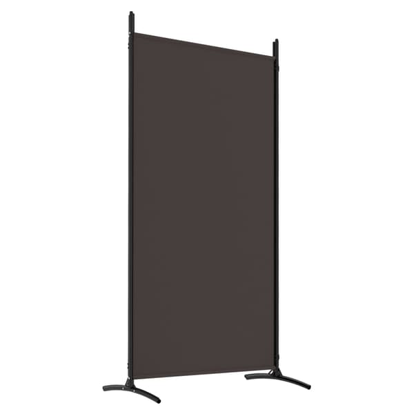 vidaXL Romdeler 4 paneler brun 346x180 cm stoff Brun 4620