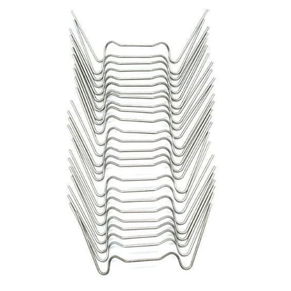 25/50 st W-typ/Z-typ växthusklämmor i rostfritt stål för glaspaneler, 50 st W 50pcs