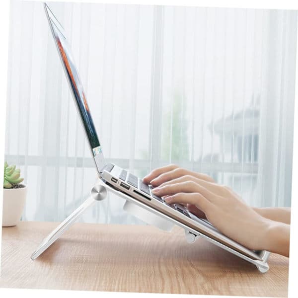 Bærbar computerkøler med 2x 3800 RPM blæsere, justerbart laptopstativ