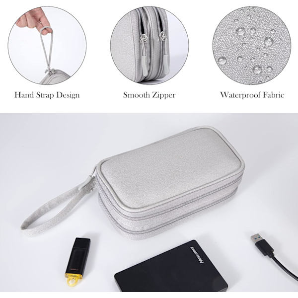 Cable Bag for Small Electronic Accessories, Waterproof