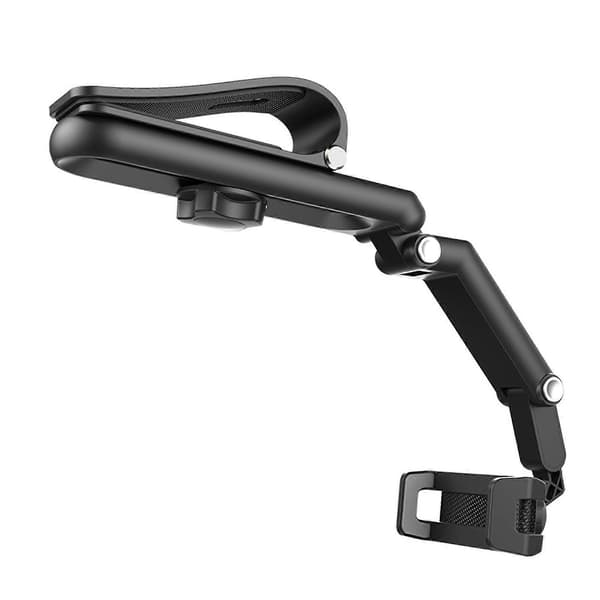 Car Phone Holder Adjustable Angles Stable Sturdy High Strength Sun Visor Phone Holder for Car First Generation Grey