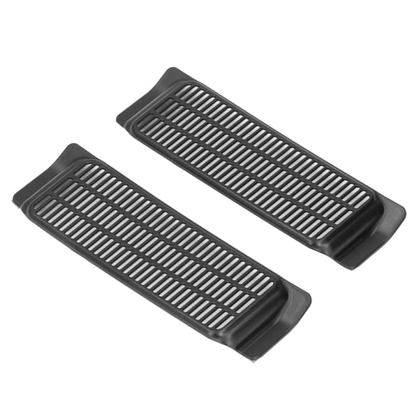 2pcs Rear Seat Vent Cover Matte Black ABS Odorless Durable Replacement for Tesla Model 3