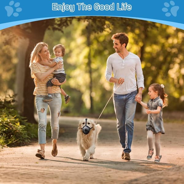 Dog Muzzle Breathable Nylon Mesh Soft Padded Adjustable Straps Anti-bite Chew Bark For Walking Training Long-nosed Dogs Grey XL