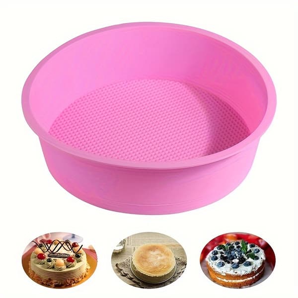 Silikone Bageform Rund 22,5 cm – Til Kage, Cheesecake & Mousse
