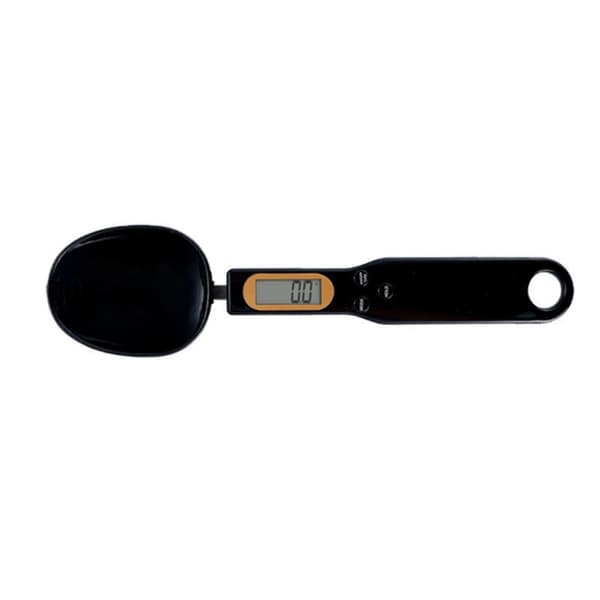 Svart 500g/0.1g Elektronisk Köksvåg Digital