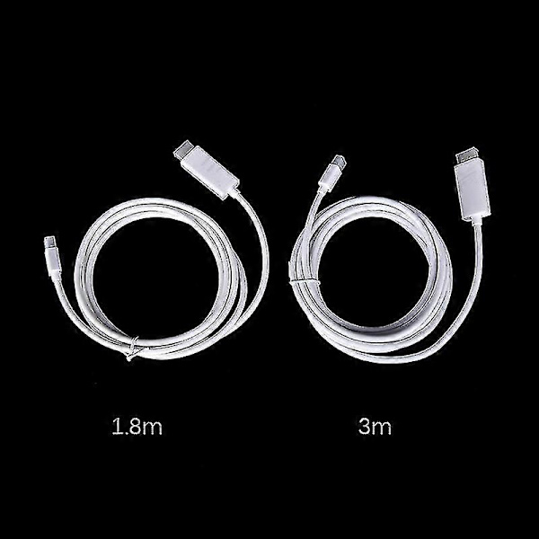 Kätevä Thunderbolt Mini Displayport Dp - HDMI -sovitinkaapeli Mac Macbookille