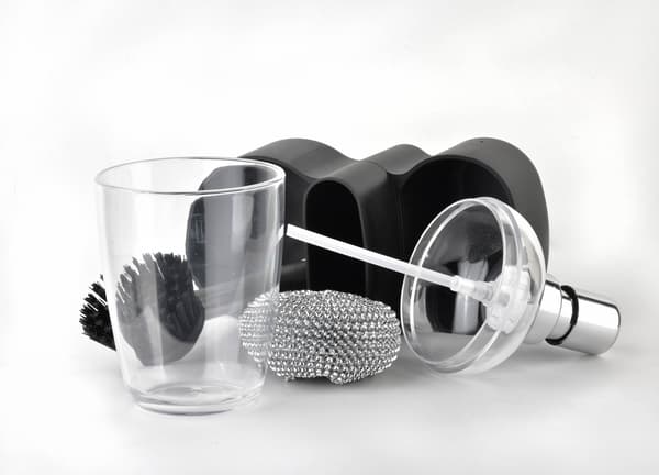 Kökstillbehör BASIC Annostelija hankaus- ja tiskiharjalla 480ml