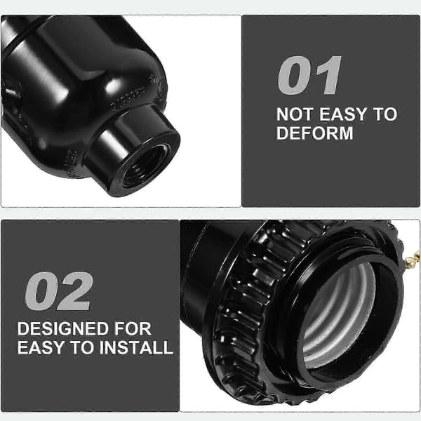 Zipper Lamp Fixture Pull Chain Switch Lamp Holder Ceiling Lamp Socket Accessories