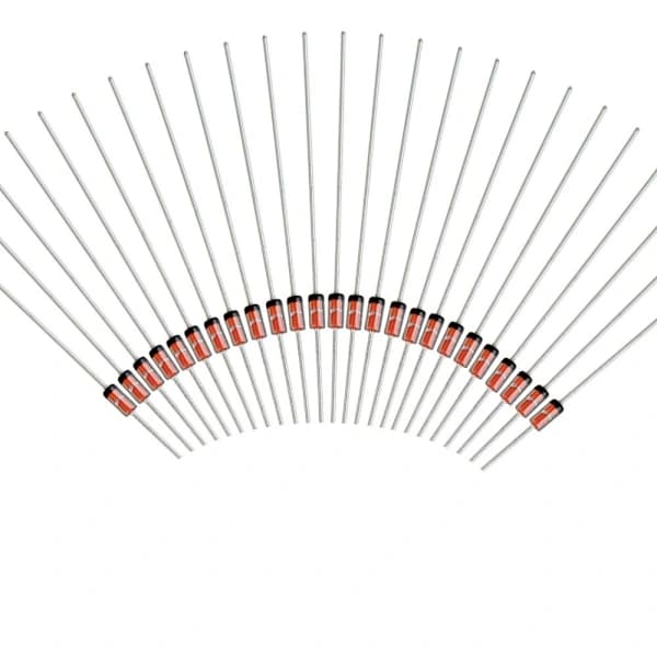50 stk likeretterdioder elektrisk aksial likeretterdiode