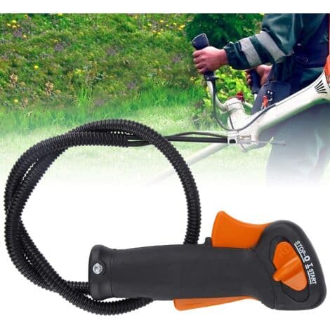 Gasshåndtak for Stihl FS120 FS200 FS250 Gresstrimmer - Enkel Installasjon - Plastmateriale - Lengde 18,5 cm