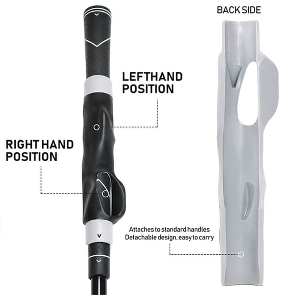 Golf Grip Training Aid Golf Club Grip for Swing Grip Trainer Training Aid Left Right, Blue