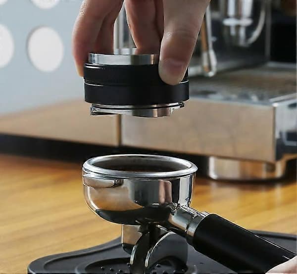 53 mm justerbar kaffetamper med dobbelthodedesign for profesjonell espressokontroll