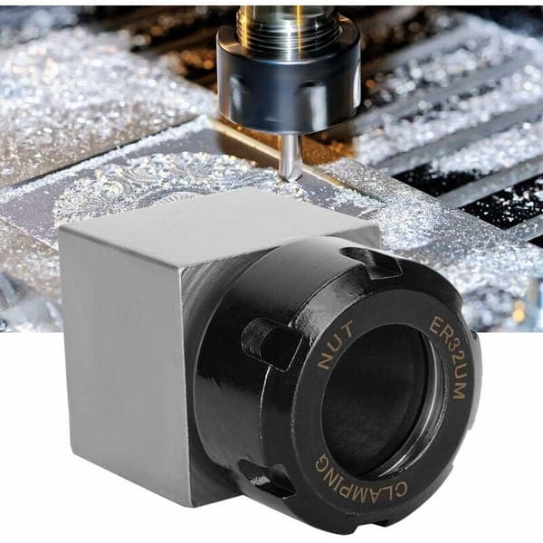 ER-32 Square Collet Chuck Block Tool Steel for CNC Lathe Engraving Machine (1 pc)