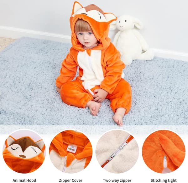Unisex vinterhætte heldragt 2-36 måneder 18-24 måneder 18-24months
