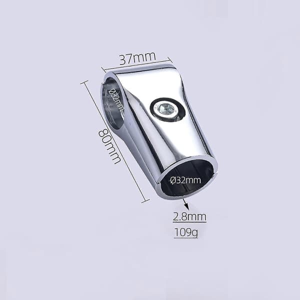 2st 32mm Id Display Rack Clamp Fittings Ställnings Kompositrörskoppling 2-vägs-Bra