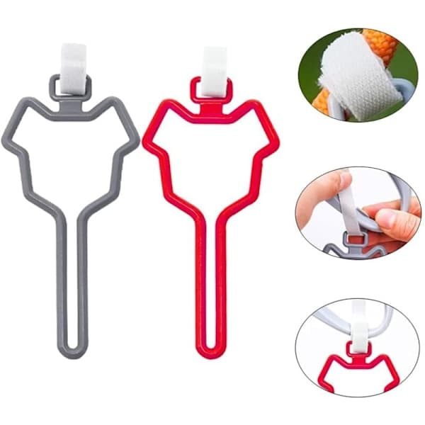 7 Stykker Handsfree Hundebæsjposeholder, Bærbare Hundavfallsposeholdere, Bæsjposeholder for Hund
