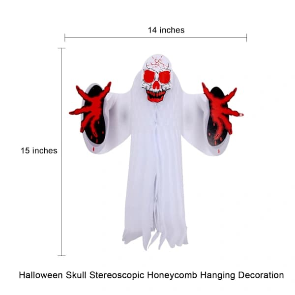 Halloween Dekorationssæt - Sorte orange balloner og Happy Hallo