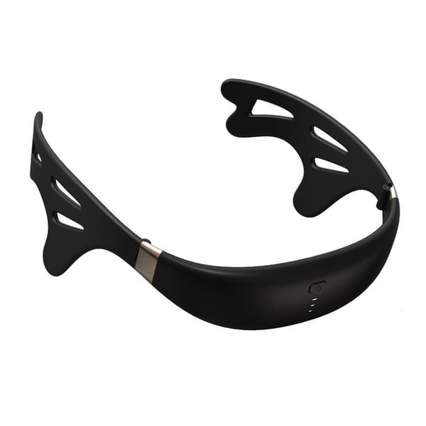 Behöver mini smart hovedmassager mikrostrøm søvnhjælp massager genopladeligt søvn instrument hovedmassage lindring sort