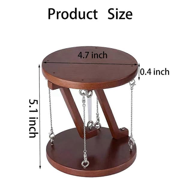 Tensegrity Table Vitenskapsleketøy Massivt Tre Brun Brown