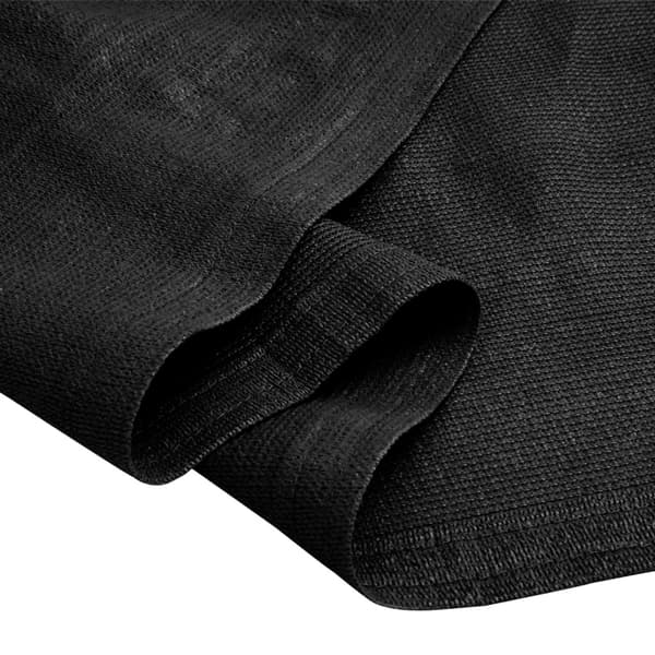 vidaXL Tæppemåtte 200x200 cm sort Svart 920