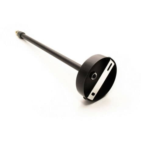 Justerbar stang til elektriske spotlights, 20-100 cm, sort, metal