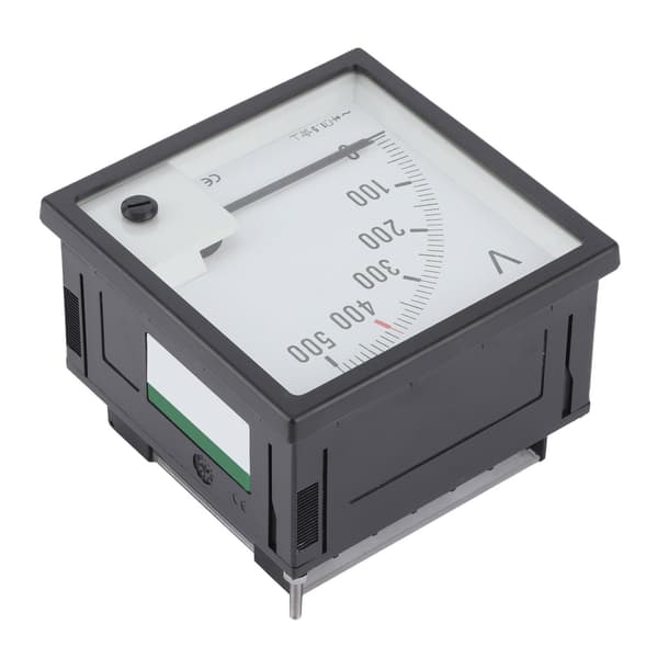 Voltmeter Rettvinklet Pekerskala AC 0-500V Båtkabin Instrumentpanel