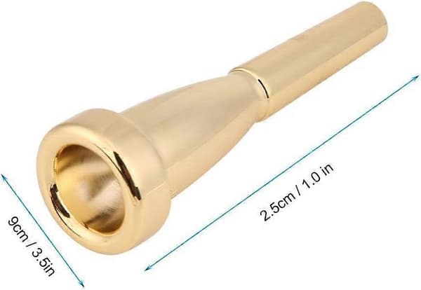 Trumpetmunstycke 3C Guld Mässing