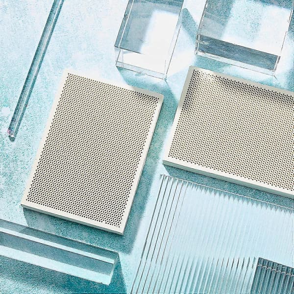 2 stk. Honeycomb keramisk svejseplade til smykker