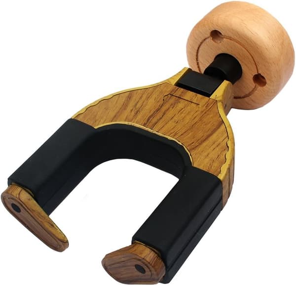 Trägitarrväggfäste, väggmonterad gitarrhållare